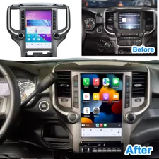Car Radio for Dodge Ram 2018 2019 2020 GPS Navi Carplay WiFi Hotspot Hands-free