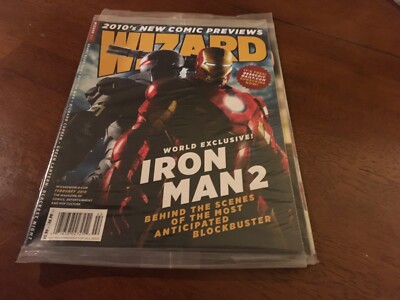 Wizard Comics Magazine #221 Iron Man 2 February 2010 Sealed