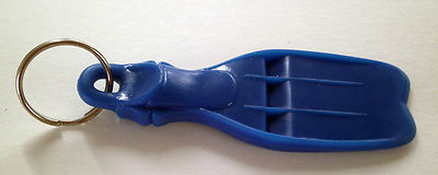 Mini Fin Scuba Diving Diver Key Chain KeyChain Blue DA04