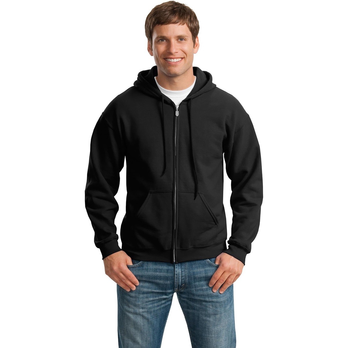 Gildan Menu0026#039;s Heavy Blend Full-Zip Hooded Sweatshirt 3XL | eBay