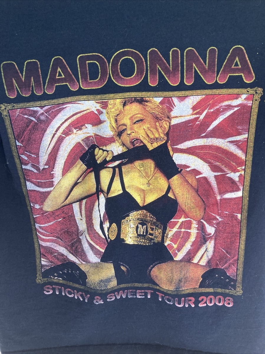 マドンナ Sticky & Sweet Tour オフィシャル Tシャツ L Madonna