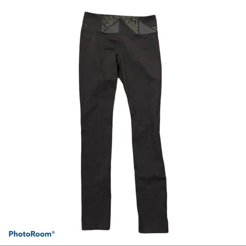 Lululemon Black Leggings with Grey 