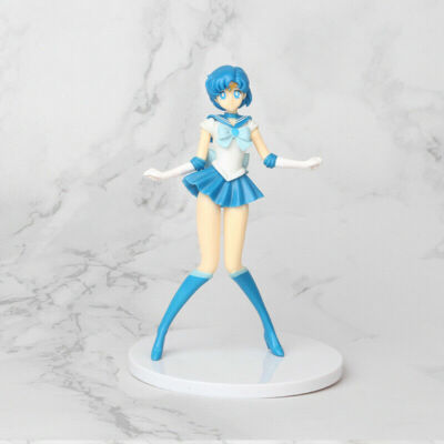 Sailor Moon Sailor Mercury Ami Mizuno Action Figure Cake Topper Home Car Decor