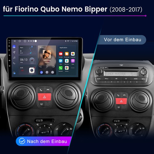 Android 13 Autoradio Carplay Für Fiat Fiorino Qubo Citroen Nemo 2008-2017 4+64GB - Bild 2 von 19