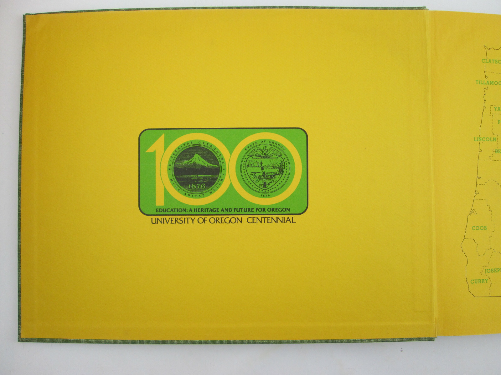 Atlas of Oregon by UO Books 1st Printing 1976 HB OR Comprehensive ...
