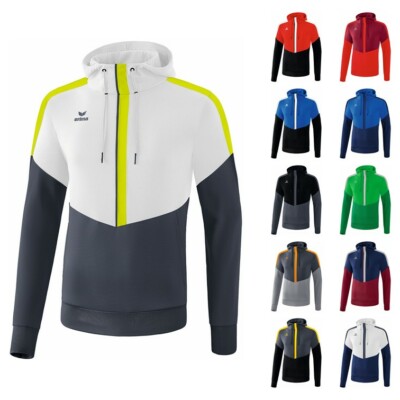 Erima Squad Kapuzensweat Kinder Größen 128-164 Freizeit-/Trainingssweater NEU 