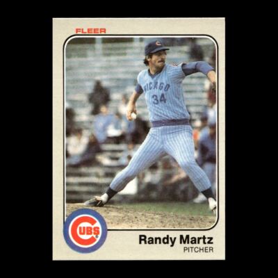 Randy Martz 1983 Fleer Chicago Cubs #501 NM Vintage!