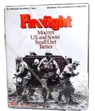 Vintage SPI 1976 FIREFIGHT US vs. SOVIETS WAR GAME Complete Flat Tray, good 
