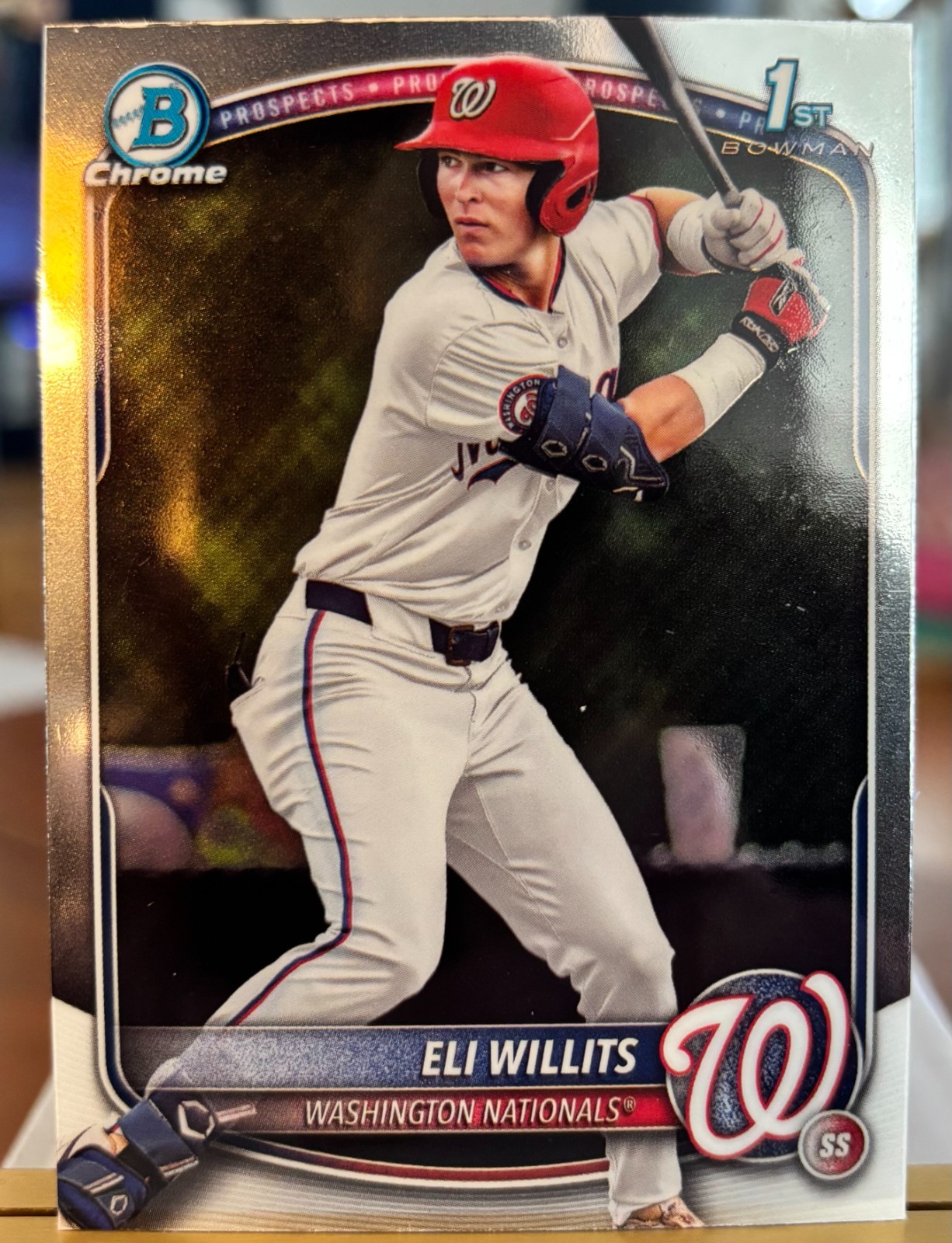 Eli Willits - Nationals: 2025 Bowman Draft Chrome 1st Bowman #BDC-1