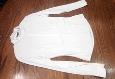 Horse Pilot, New, Aerolight long sleeve show shirt, White, Large $190