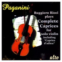 Nicolo Paganini - Ruggiero Ricci Plays Complete Caprices For Solo Viol - F600Z