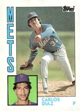 1984 Topps #524 Carlos Diaz