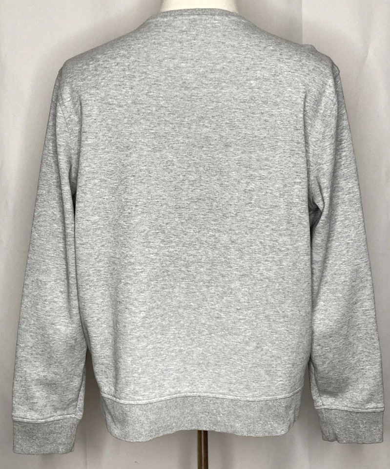 Michael Kors Womens XL Pullover Crew Neck Gray Chenille Designer Spell out - Image 2 of 4