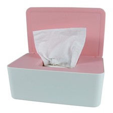 Diaper Wipes Dispenser, Tissue Storage Box Case, Wet Wipe Dispenser Pink