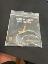 Tyrant Designs Extended Magazine Release Gold Tin for Glock 19 Gen 3