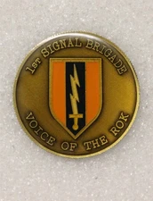 Challenge Coin 232: U.S. Army - 1st Signal Brigade, Voice of the ROK