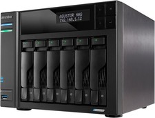 Asustor AS6706T v2 Lockerstor 6 Gen2+ 6 Bay NAS, Quad-Core 2.0GHz CPU (Diskless)