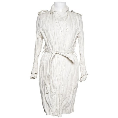 Acne, Trenchcoat, Damen, Größe: 34, Beige, Baumwolle/Viskose #qfP