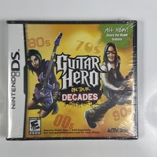 Guitar Hero Decades Nintendo DS Does Not Include Guitar Grip Or Pick Stylus New
