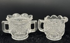Higbee Child s Toy Table Set Gala AKA Hawaiian Lei Sugar and Creamer
