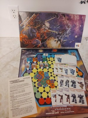 TRANSFORMERS Defeat Decepticons Adventure Board Game - Complete - Warren 1984