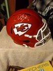 Derrick Johnson Autographed Full Size Replica Helmet