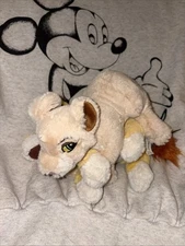 Disneyland Paris Simba Nala “Pinned Ya” Plush Lion King Cub Stuffed Animal