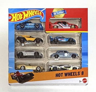 Hot Wheels 8er Set Porsche etc. 8x Die Cast Fahrzeuge Geschenkbox Mattel Neu OVP