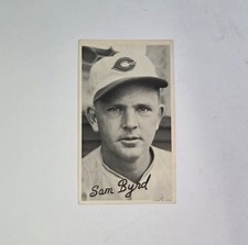 1936 Goudey R314 Wide Pen SAM BYRD Cincinnati Reds Babe Ruth Legs Yankees VGEX