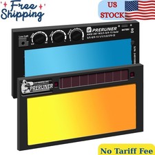 Gold Shade 5-13 2x4 1/4 Auto Darkening Welding Lens, Adjustable Gold Welding