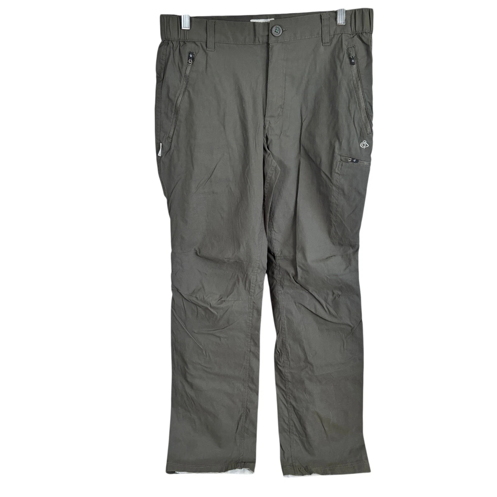 Craghoppers Cargo Pants Mens 34x32 Army Green Stretch Outdoor Hiking