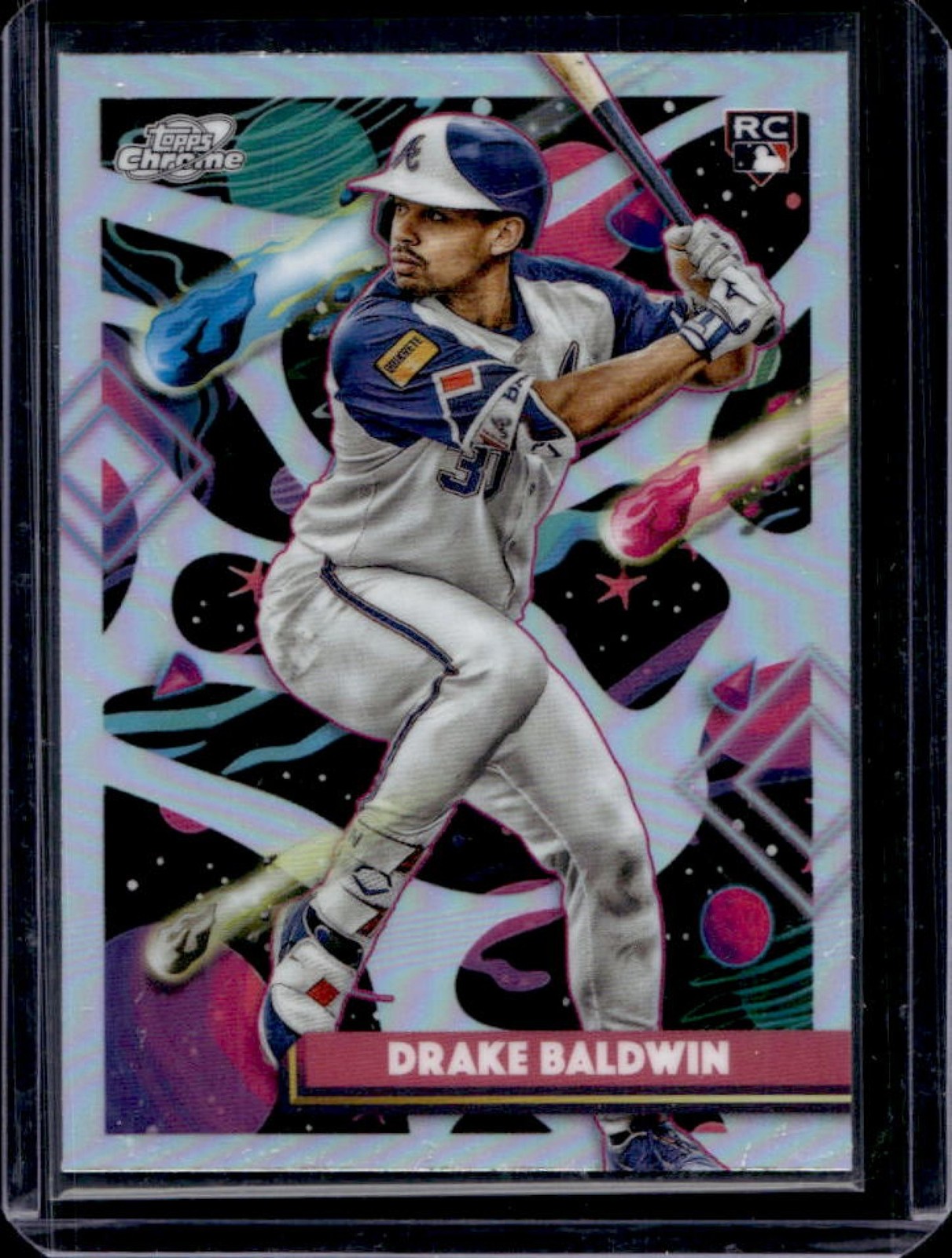 2025 Topps Cosmic Chrome Drake Baldwin RC Refractor Rookie #96 Braves