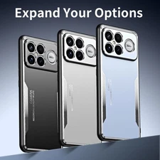 For XIAOMI POCO F8 PRO/F8 ULTRA, Metal Aluminum Armor Hybird Bumper Cover Case
