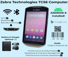Zebra TC56 TC56CJ Android 8 Mobile Scanner 4GB/32GB Barcode TC56CJ-1PAZU4P-25
