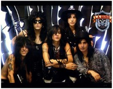 Phil Lewis Steve Riley Signed L.A. Guns 8x10 Photo