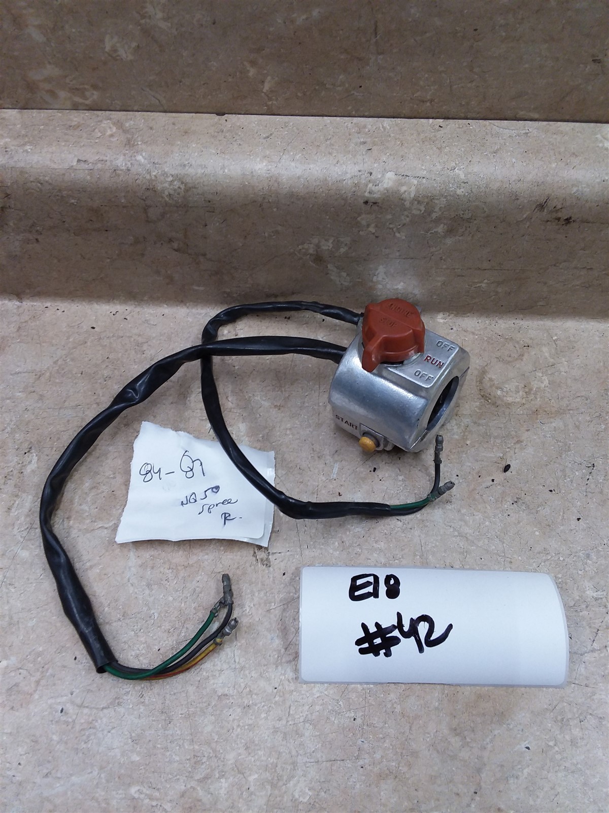 Honda NQ50 SPREE Right Handlebar Control Switch 1984-1987 #42 ARP E18
