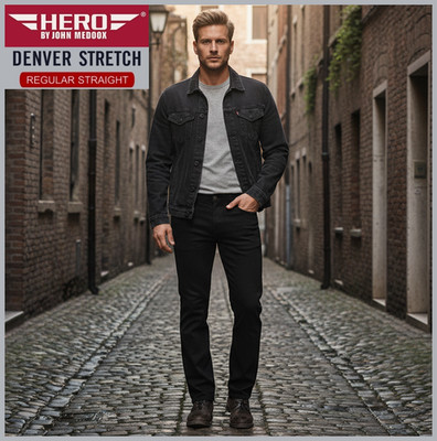 HERO DENVER STRETCH | black | Jeans Hose | HERREN