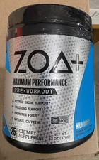 ZOA+  Maximum Performance Pre Workout Powder, Wild Berry, 25 Servings