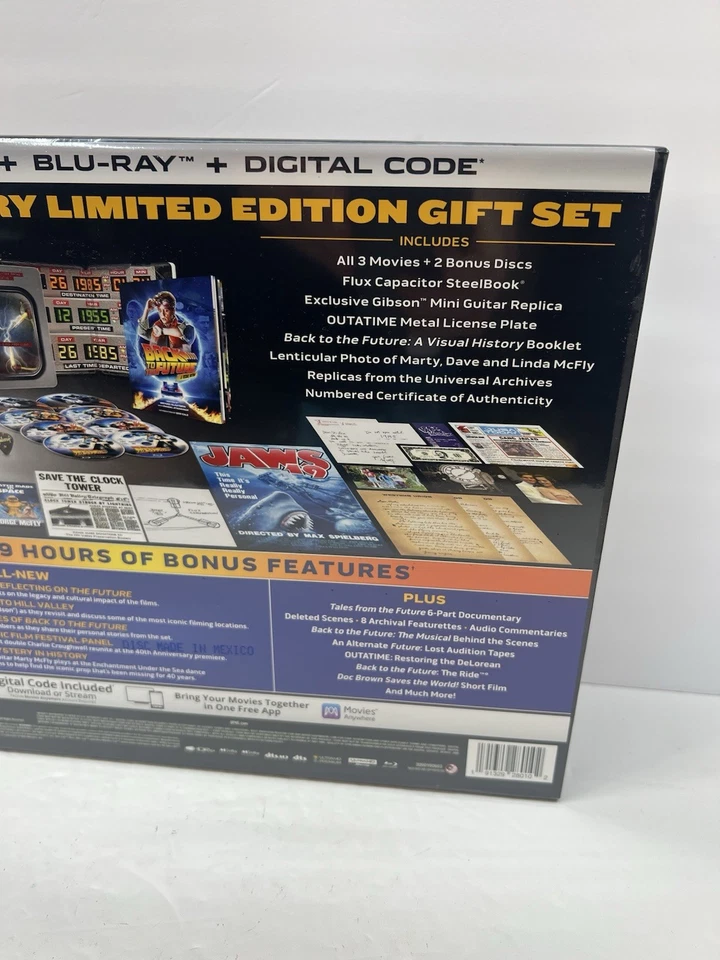 Back to the Future 40th Anniversary 4K Trilogy Steelbook Box Set NEW SEALED - Image 4 of 4