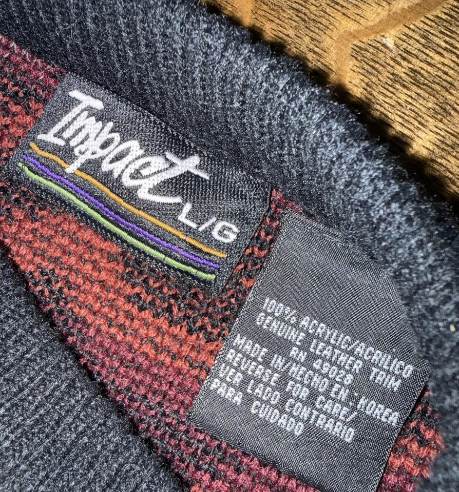 Suéter Pullover De Colección Años 90 Suroeste Azteca Patrón Tribal Acrílico Tejido Para Hombre Grande Foto 3 de 4