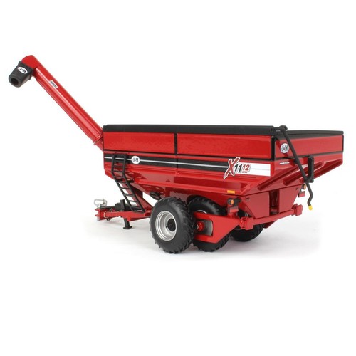 1/64 Red J&M 1112 X-Tended Reach Grain Cart with Tandem Walking Duals JMM-033 - Picture 4 of 5