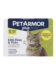 12 Month/ Applications Pet Armor Plus for Cat Flea Tick Treatment over 1.5 Pound