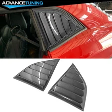 Fits 08-23 Dodge Challenger XE V4 Style Side Window Louvers Carbon Fiber Print