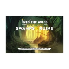 Tom Cartos Into the Wilds Battlemap Books Swamps & Ruins SW (New)