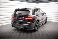 Maxton Design Diffusor Flaps Passend FüR BMW X3 G01 Schwarz Hochglanz