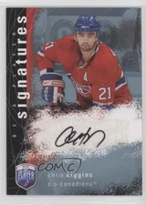 2007-08 Upper Deck Be a Player Signatures Chris Higgins #S-CH Auto