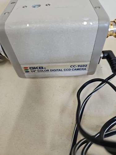GKB 1/4 Color Digital CCD Camera W/Power Cord. CC-9602 Untested. GF1 - Picture 2 of 12