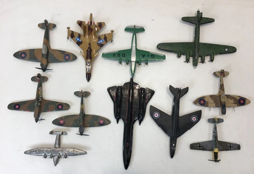 Collection of Vintage Aircraft Plane Models Diecast / Plastic Mixed Brands