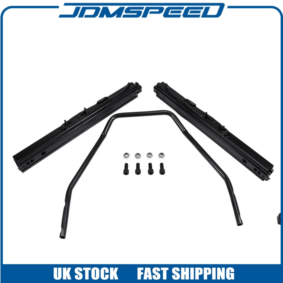 Universi Pair Car Bucket Seat Runners Sliders Subframe 345mm 270mm Dual Lock - Image 3 of 4
