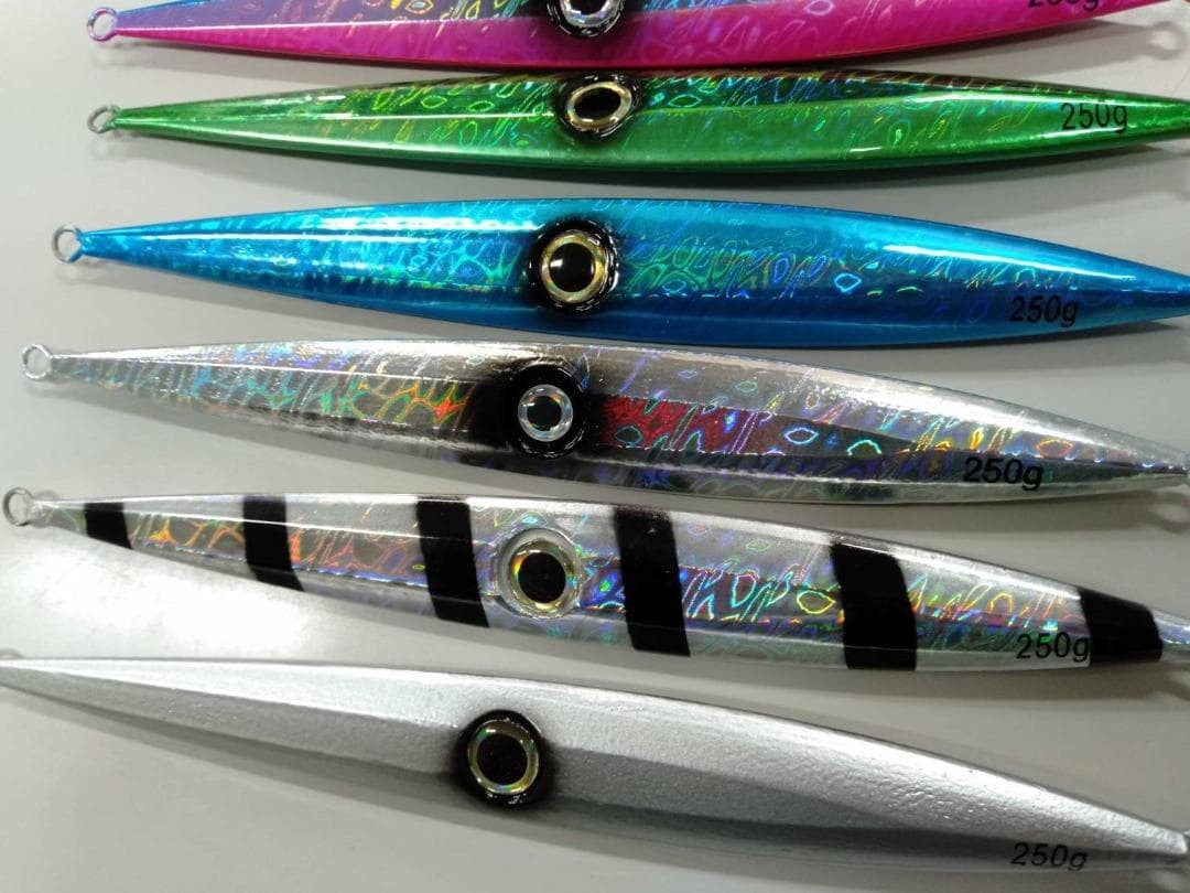 Metal Jig Long Eye 250g 21cm 8 Set - Image 5